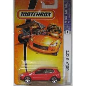   Die Cast Car # 1   Red VW 2 Door Hatchback Golf V GTI Toys & Games