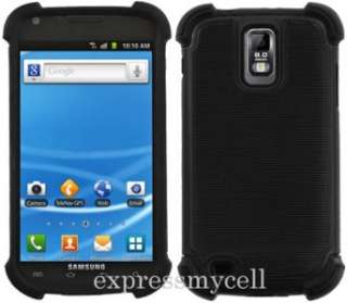 BLACK Impact Defense Case Cover 4 T Mobile TELUS SAMSUNG 4G GALAXY S 