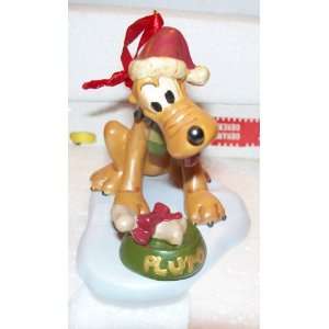  Disney Pluto Retired Christmas Ornament NEW & OOP 