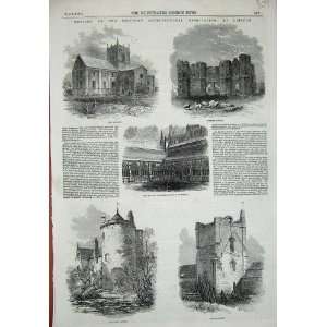 1857 Lincoln Temple Bruer Somerton Castle Stow Church  