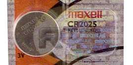 Maxell CR2025 CR 2025 Battery 3V for Swatch Watches  