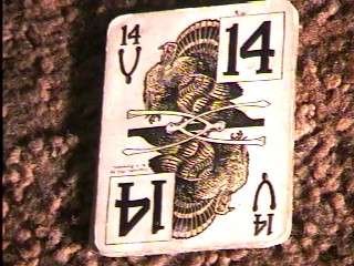 PLAYING CARD 1912 W SWASTIKA SYMBOL #14 ULTRA RARE  