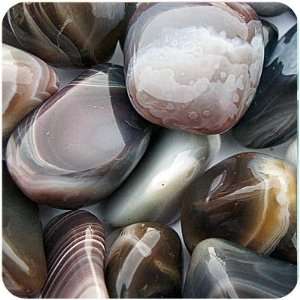  AGATE   Tumbled Stones 5 LARGE Crystals Health & Personal 