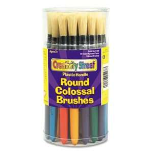  CKC5168   Wood Handle Colossal Round Brushes Office 