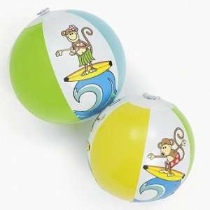   Beach Monkey Beach Balls   Games & Activities & Balls Toys & Games