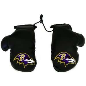  Baltimore Ravens NFL Rearview Mirror Mini Boxing Gloves 