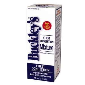  Buckleys Chest Congestion & Cough 4 Fl oz (Pack of 6 