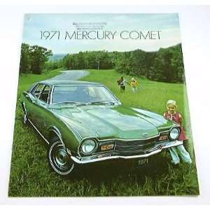  1971 71 Mercury COMET BROCHURE GT Sedan 