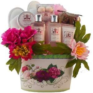   YOUR DELIVERY DAY   So Serene Peony Spa Bath and Body Gift Basket