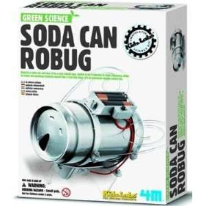  4M Soda Can Robug Green Science Kit Toys & Games