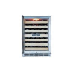  52 Bottle Front Exhaust Wine Cabinet   Stainless