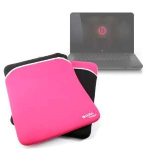   Neoprene 14 Laptop Case In Black & Pink For HP Envy 14 By DURAGADGET