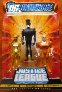 UP for auction is a DC Universe Justice League 3 pack of action 