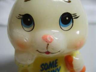 Vintage 80s Russ Berrie Some Bunny Loves You Candle  