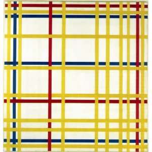  Hand Made Oil Reproduction   Piet Mondrian   24 x 26 