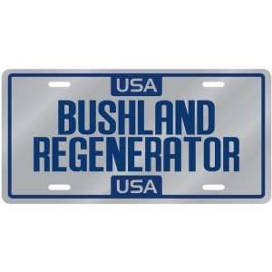  New  Usa Bushland Regenerator  License Plate Occupations 