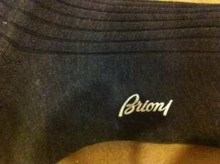 NWT BRIONI OVER THE CALF SOCKS, FINEST 100% COTTON ALL SIZES  