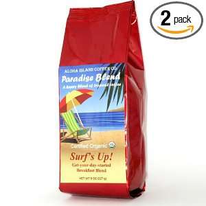Aloha Island Coffee Surfs Up Breakfast Blend Certified Organic 
