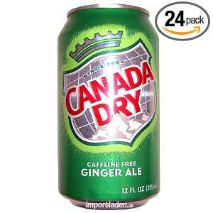 UP Canada Dry Ginger Ale, 12 Ounce (Pack of 24)  Grocery 