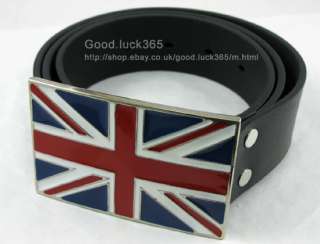 British Flag   Union Jack Mens Metal Buckle & Belt NEW  