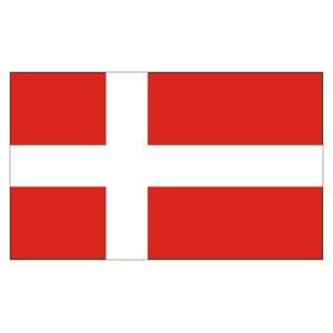  KINGDOM OF DENMARK DANNEBROG SCANDINAVIAN CROSS FLAG Automotive