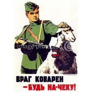   This Crafty Enemy Russian WWii Propaganda Poster