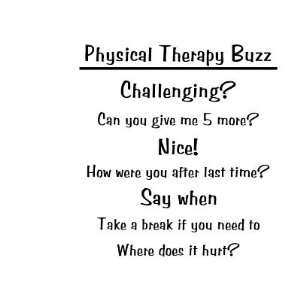 Physical Therapy Buzz Mug 