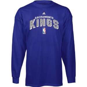  Sacramento Kings adidas Buzzer Beater Long Sleeve T Shirt 
