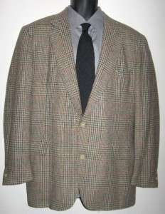 Brooks Brothers Vtg 346 Feather Tweed Blazer 43 L Wool  