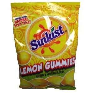 Sunkist Gummies, Made With Natural Fruit Juice, (LEMON FLAVOR)  