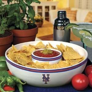  New York Mets Chip and Dip Bowl