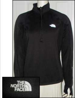 The North Face Flight Series Black 1/4 Zip Sweat Shirt Size M  