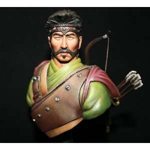  Mongolian Warrior Bust (Unpainted Kit) Toys & Games