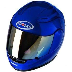  Suomy Spec 1R Solid Helmet   Large/Blue Automotive