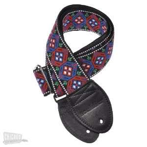  Souldier Guitar Strap   Blue & Red Honeycomb Musical Instruments