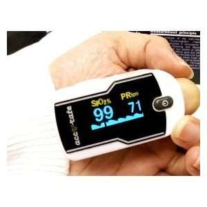 Original Acc U Rate Finger Pulse Oximeter with Silicon Cover and Neck 