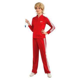 Women GLEE Sue Sylvester Track suit costume Small Med Large NIP red 
