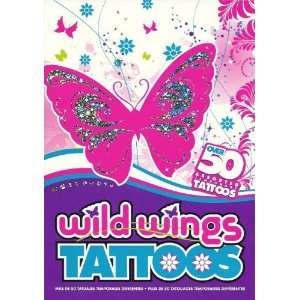  Wild Wings, Over 50 Temporary Tattoos Toys & Games
