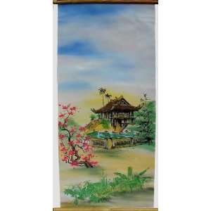  Vietnamese Silk Paintings   37 x 16 SPA07