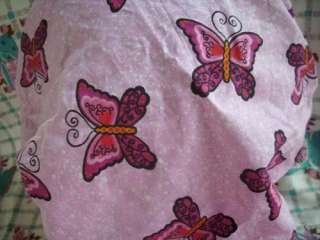 Hot Pink Butterflies with heart and bubbly sparkles in white