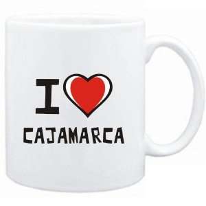  Mug White I love Cajamarca  Cities