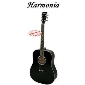  Harmonia Acoustic Guitar 36 Inches Black MD 036 BK 