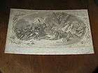 Antique Engraving of the Revolutionary War, Mercer Mortally Wounded at 