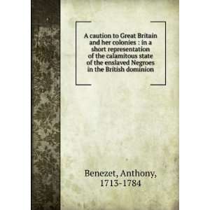   the calamitous state of the enslaved Negroes in the British dominion