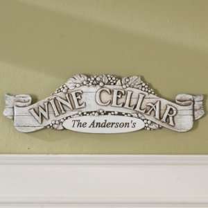  Personalized Wine Cellar Plaque  Ballard Designs
