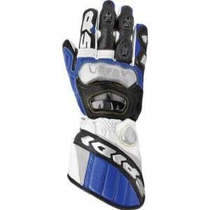 Spidi Sport S.R.L. Race Vent Gloves , Color White/Blue/Black, Size 