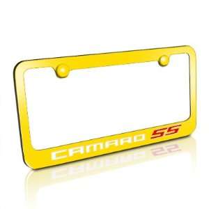 2010 up Camaro SS Rally Yellow Color Matched License Frame 