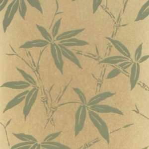  Bamboo   Silver/Aqua Indoor Wallcovering