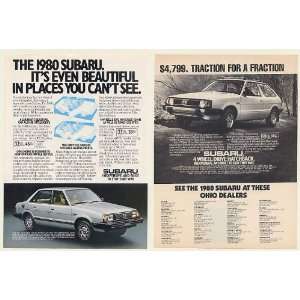  1980 Subaru DL Hardtop and Hatchback Ohio Dealers 2 Page 