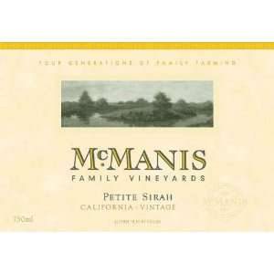  McManis Family Vineyards Petite Sirah 2010 Grocery 